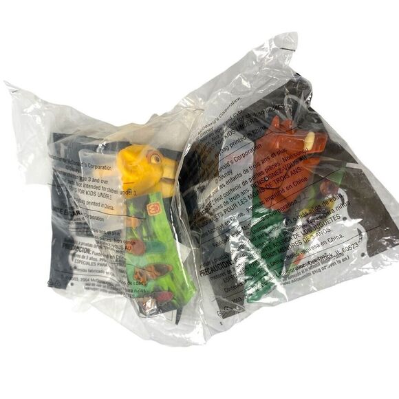 McDonald's‎ Disney's 2004 Lion King 1 1/2 - #1 Simba  #4 Pumba FFT1 - Picture 2 of 5